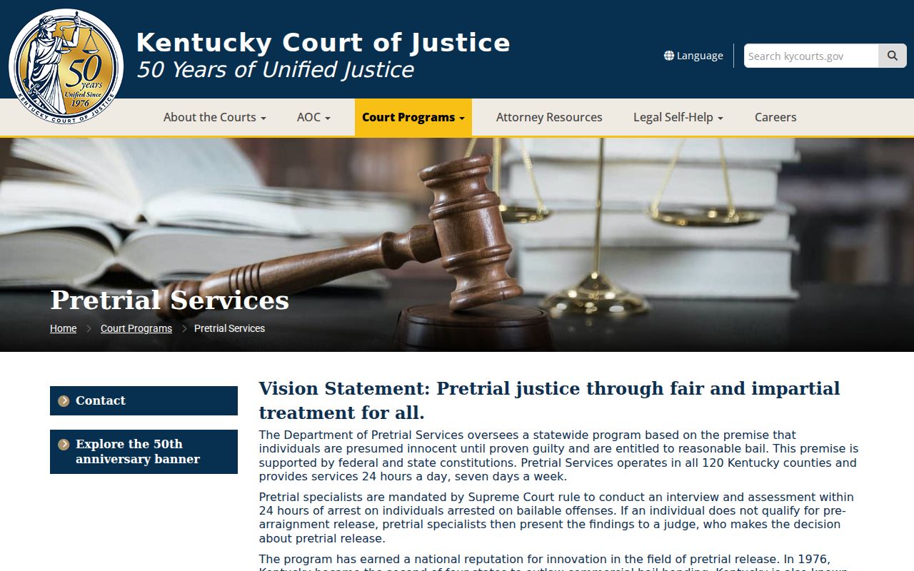 Scott County arrest record pretrial services process