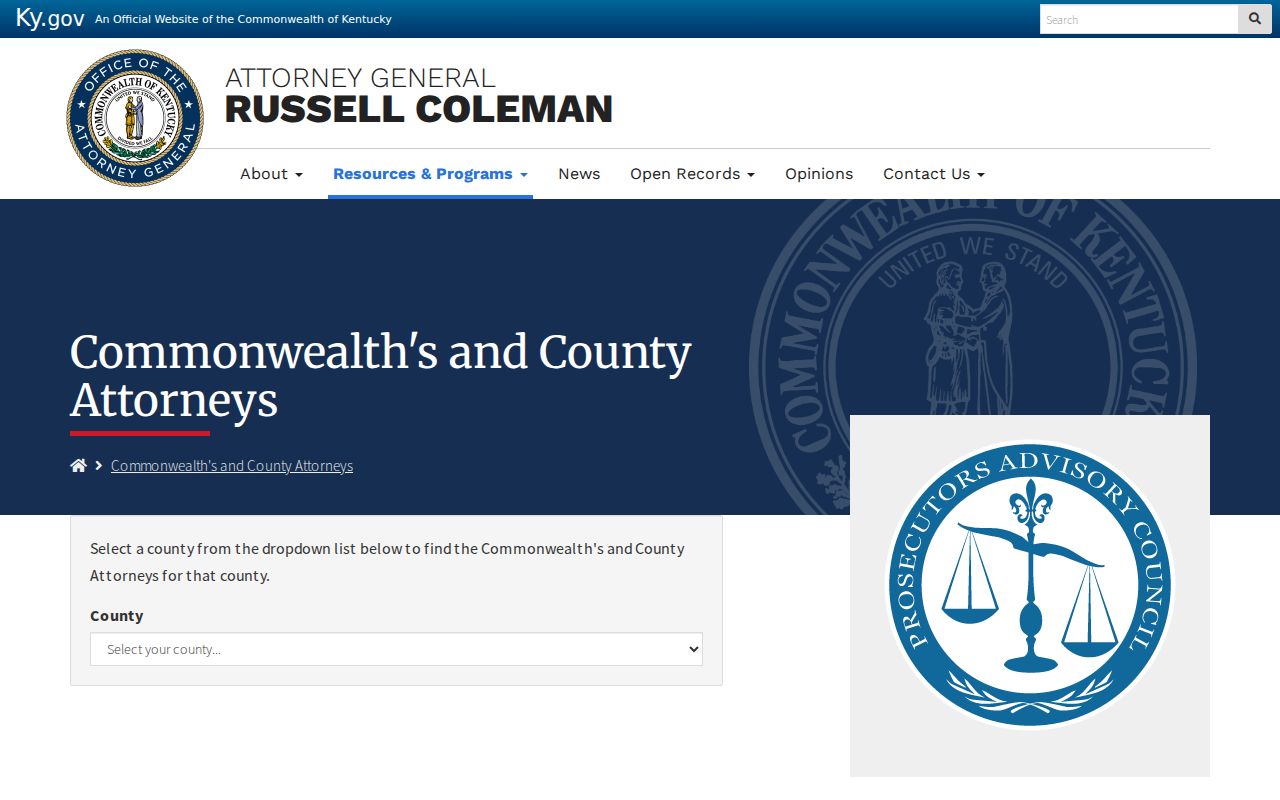 Scott County court case prosecutor directory