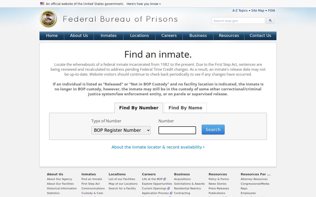 Scott County federal inmate record locator