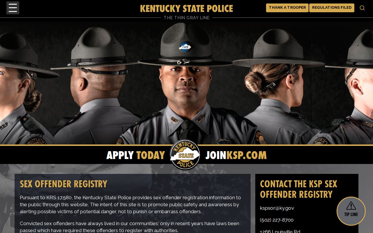 Scott County sex offender registry explanation and public-use warning
